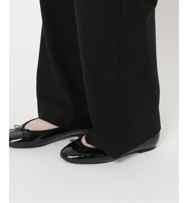 SLOBE IENA「《3サイズ展開/WEB限定/追加2》ウール混ドロストイージースラックス」|スラックス|