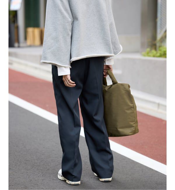 SLOBE IENA「《セットアップ対応可/WEBのみ4サイズ展開》撥水2タックチノパンツ」|チノ|