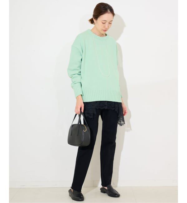 SLOBE IENA「《WEB限定/追加》バルキーコットンプルオーバー」|ニット・セーター|