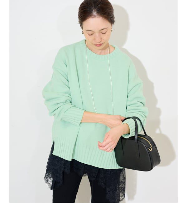 SLOBE IENA「《WEB限定/追加》バルキーコットンプルオーバー」|ニット・セーター|