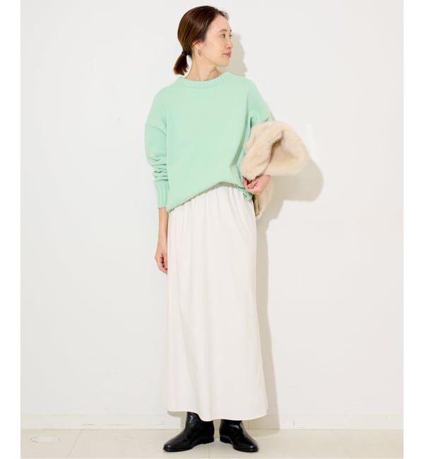 SLOBE IENA「《WEB限定/追加》バルキーコットンプルオーバー」|ニット・セーター|