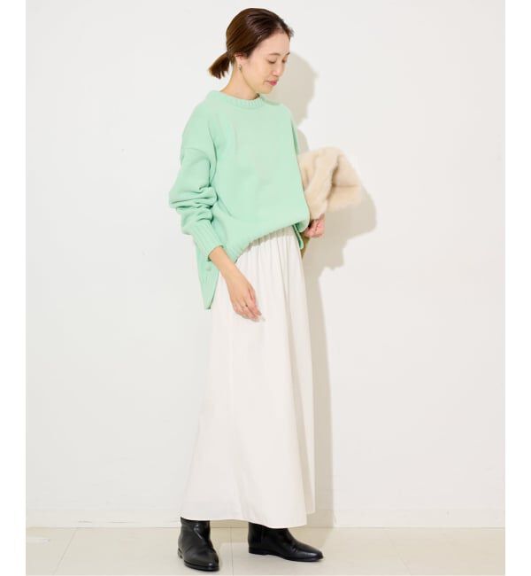 SLOBE IENA「《WEB限定/追加》バルキーコットンプルオーバー」|ニット・セーター|