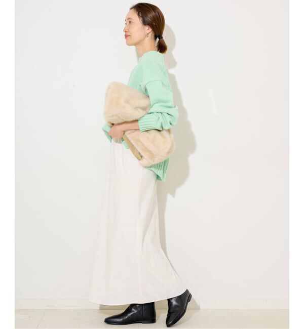 SLOBE IENA「《WEB限定/追加》バルキーコットンプルオーバー」|ニット・セーター|