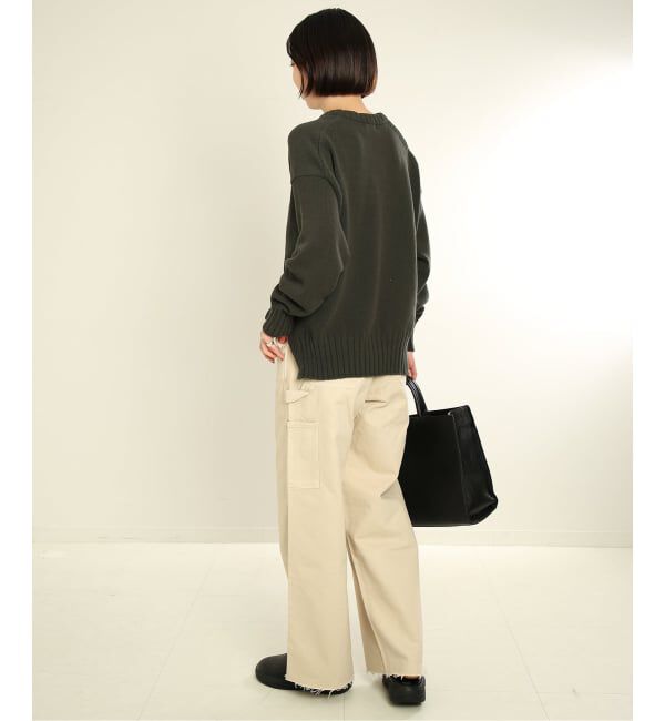 SLOBE IENA「《WEB限定/追加》バルキーコットンプルオーバー」|ニット・セーター|