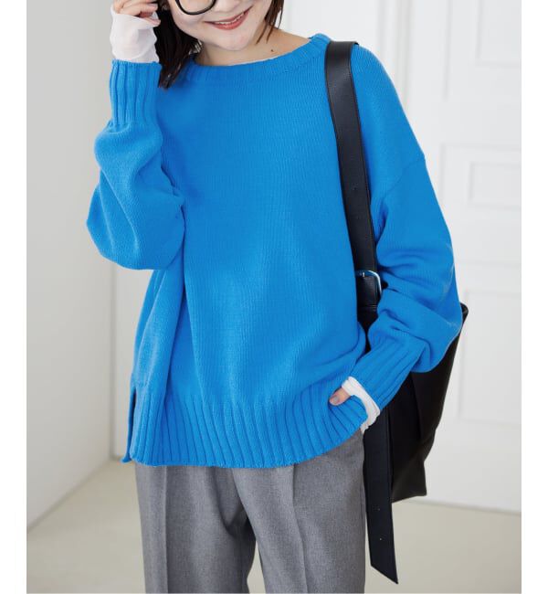 SLOBE IENA「《WEB限定/追加》バルキーコットンプルオーバー」|ニット・セーター|