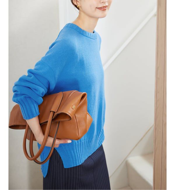 SLOBE IENA「《WEB限定/追加》バルキーコットンプルオーバー」|ニット・セーター|