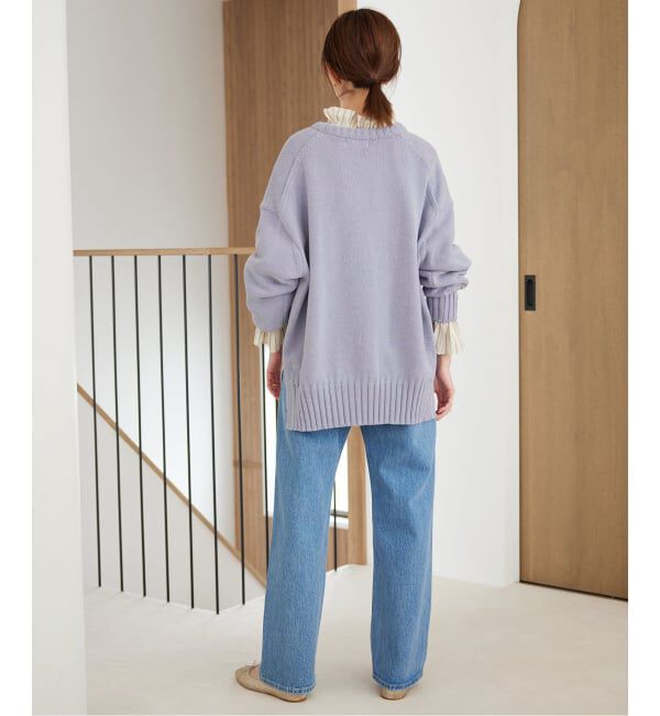 SLOBE IENA「《WEB限定/追加》バルキーコットンプルオーバー」|ニット・セーター|