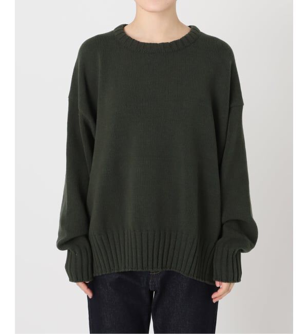 SLOBE IENA「《WEB限定/追加》バルキーコットンプルオーバー」|ニット・セーター|