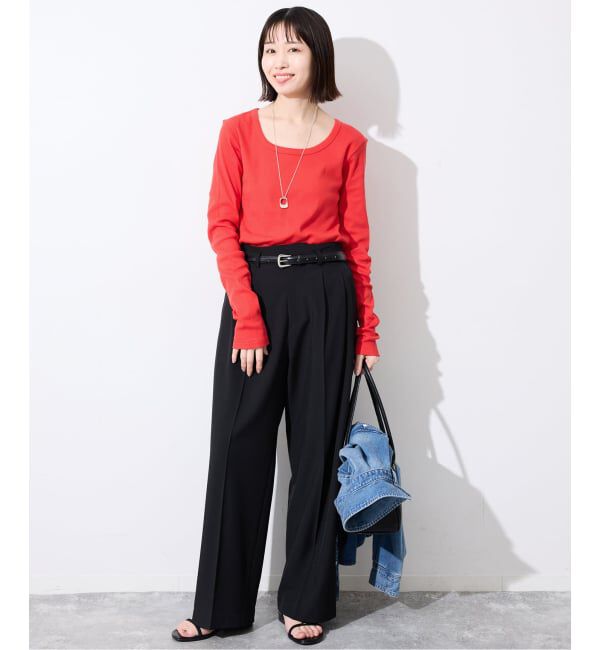 SLOBE IENA「《WEB限定/追加》パーフェクトカットソー」|Tシャツ・カットソー|