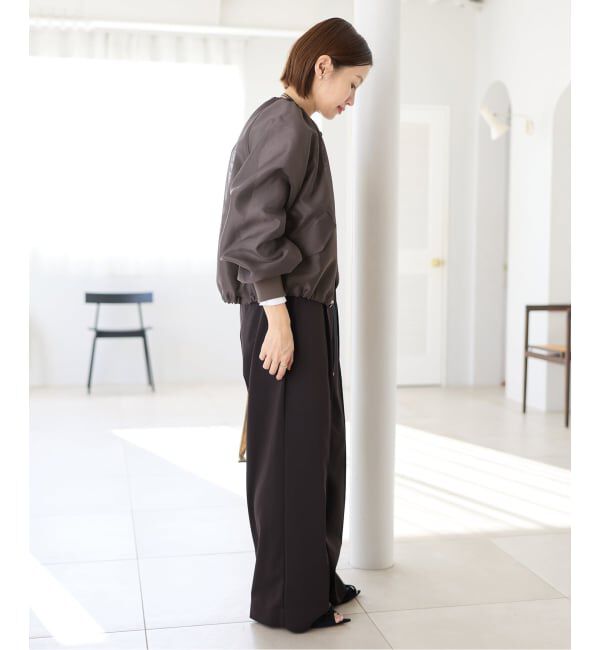 IENA「《一部カラーWEB限定/新色あり/追加2》ウォッシャブル シアーノーカラーブルゾン」|その他|