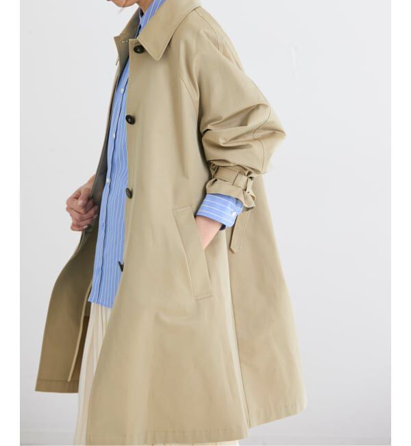 IENA「撥水Fly Frontステンカラーコート」|ステンカラーコート|