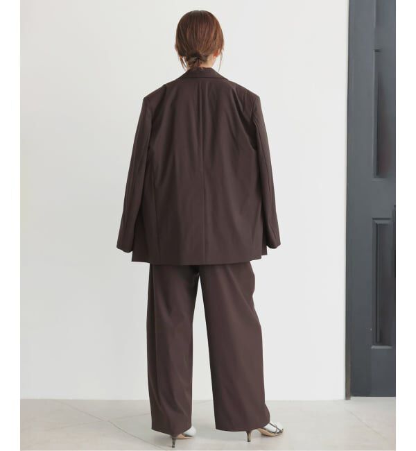 IENA「《セットアップ対応可》エアリーライトコクーンパンツ」|スラックス|