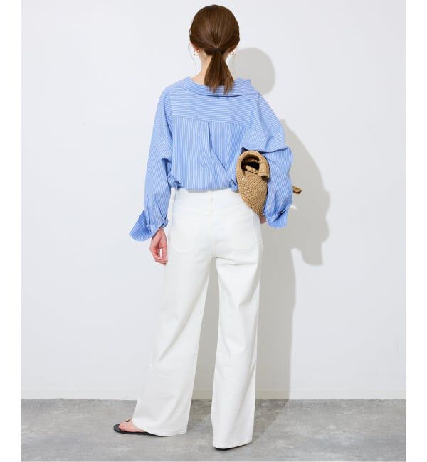 SLOBE IENA「《UVカット/予約》ポプリン2WAYシャツ」|シャツ・ブラウス|