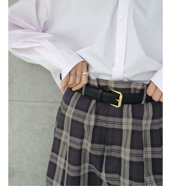 IENA「《予約》Maison IENA 別注 Nell/ネル チェックペグトップパンツ 261-202-61」|スラックス|