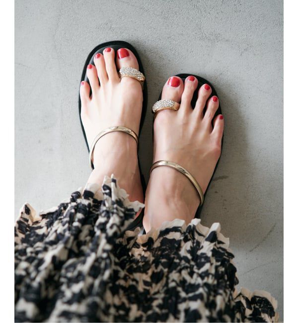 IENA「《予約》NICOLAS LAINAS/ニコラスライナス bijou sandale サンダル」|サンダル|