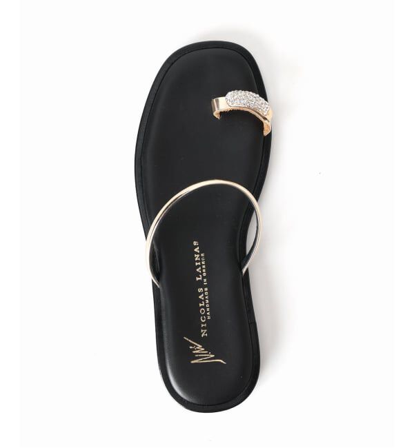 IENA「《予約》NICOLAS LAINAS/ニコラスライナス bijou sandale サンダル」|サンダル|