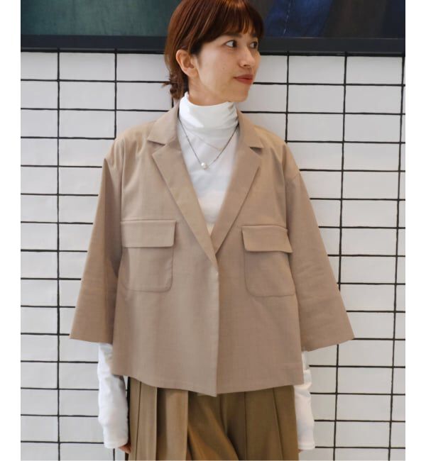 IENA「《予約》Maison IENA 別注 Nell/ネル ショートジャケット 261-50201」|その他|