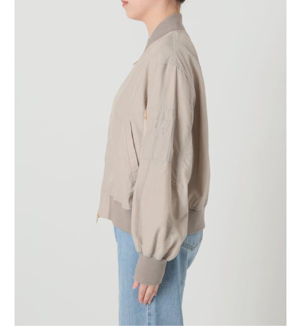 IENA「《WEB限定/追加予約》ウォッシャブル ライトエアリーMA-1」|ブルゾン・スタジャン|