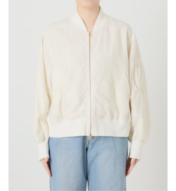 IENA「《WEB限定/追加予約》ウォッシャブル ライトエアリーMA-1」|ブルゾン・スタジャン|