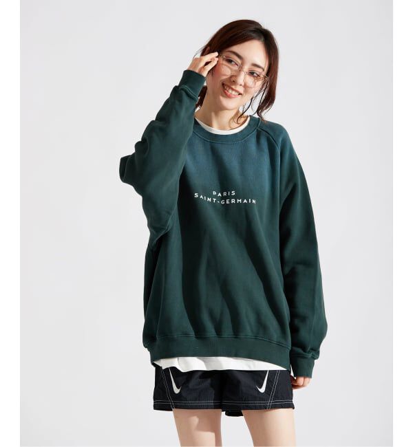 Paris Saint-Germain「【Paris Saint-Germain / パリ・サン＝ジェルマン】JP BACK EMBLEM SWEAT SHIRT」|スウェット・ジャージ|