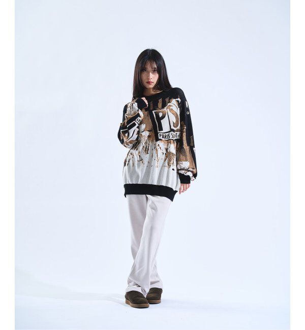 Paris Saint-Germain「【Paris Saint-Germain / パリ・サン＝ジェルマン】 JP Photograph JQ KNIT」|ニット・セーター|