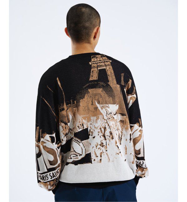 Paris Saint-Germain「【Paris Saint-Germain / パリ・サン＝ジェルマン】 JP Photograph JQ KNIT」|ニット・セーター|