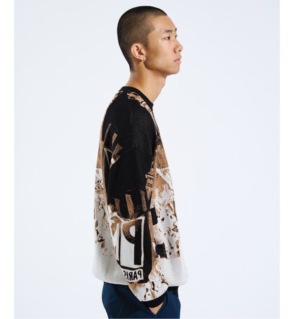 Paris Saint-Germain「【Paris Saint-Germain / パリ・サン＝ジェルマン】 JP Photograph JQ KNIT」|ニット・セーター|