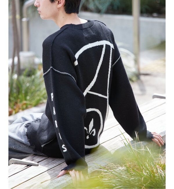 Paris Saint-Germain「【Paris Saint-Germain / パリ・サン＝ジェルマン】PSG JP CRASH KNIT」|ニット・セーター|