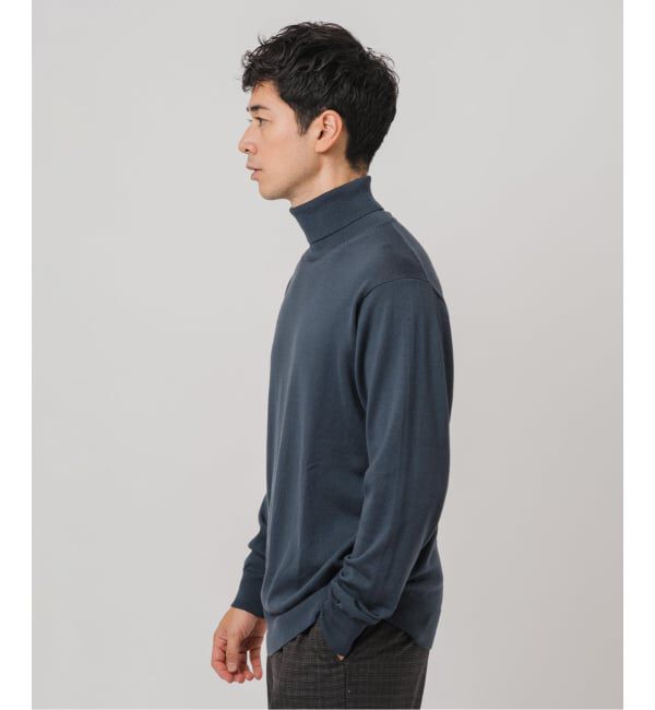EDIFICE「14ゲージ ウール タートルネックニット」|ニット・セーター|