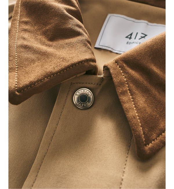 417 EDIFICE「【Windrisp】コート」|ステンカラーコート|