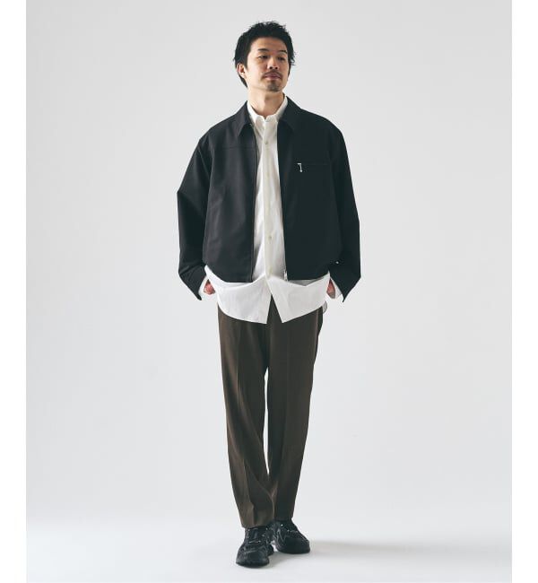 417 EDIFICE「ドライストレッチ ツイルノータックパンツ」|スラックス|