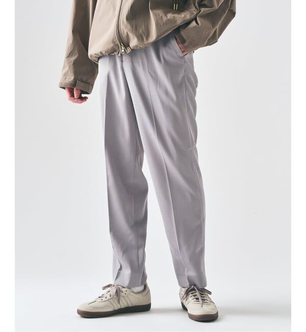 417 EDIFICE「ドライストレッチ ツイルノータックパンツ」|スラックス|