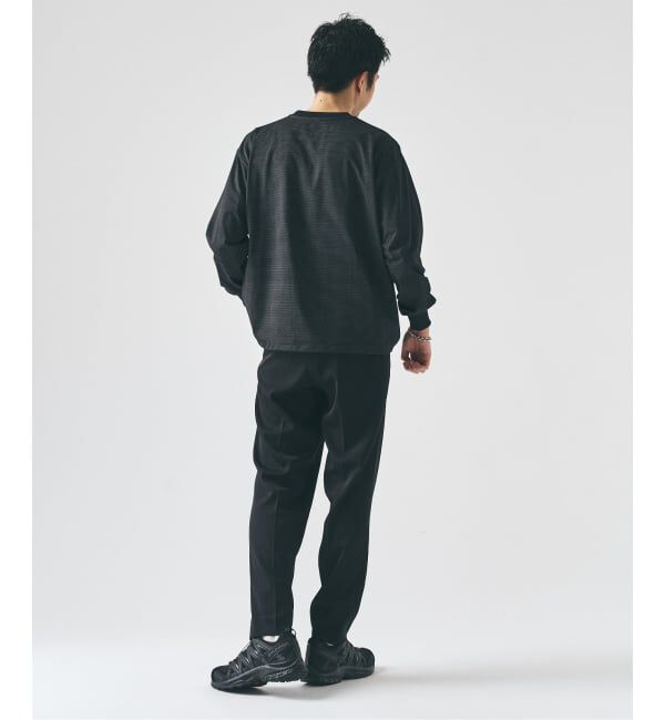 417 EDIFICE「ドライストレッチ ツイルノータックパンツ」|スラックス|