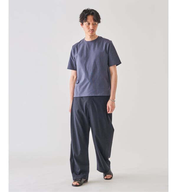 EDIFICE「《予約》nomiamo (ノミアモ) 別注 スヴィンコットン クルーネック Tシャツ」|Tシャツ・カットソー|