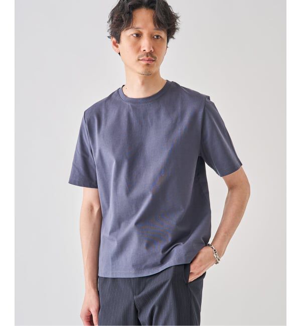 EDIFICE「《予約》nomiamo (ノミアモ) 別注 スヴィンコットン クルーネック Tシャツ」|Tシャツ・カットソー|