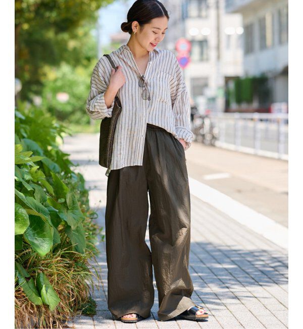 JOURNAL STANDARD relume「ライトナイロンワイドパンツ」|その他|