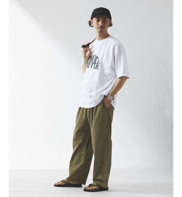 JOURNAL STANDARD relume「SNOWPEAK / スノーピーク 別注 &rdquo;トラペゾイド&rdquo; ロゴTシャツ」|Tシャツ・カットソー|