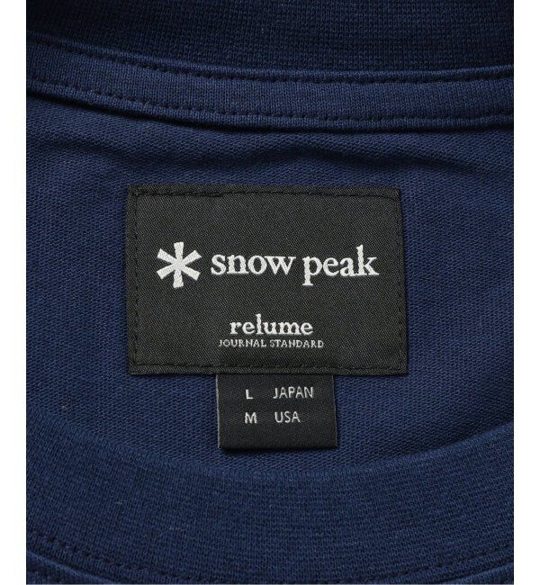 JOURNAL STANDARD relume「SNOWPEAK / スノーピーク 別注 &rdquo;トラペゾイド&rdquo; ロゴTシャツ」|Tシャツ・カットソー|