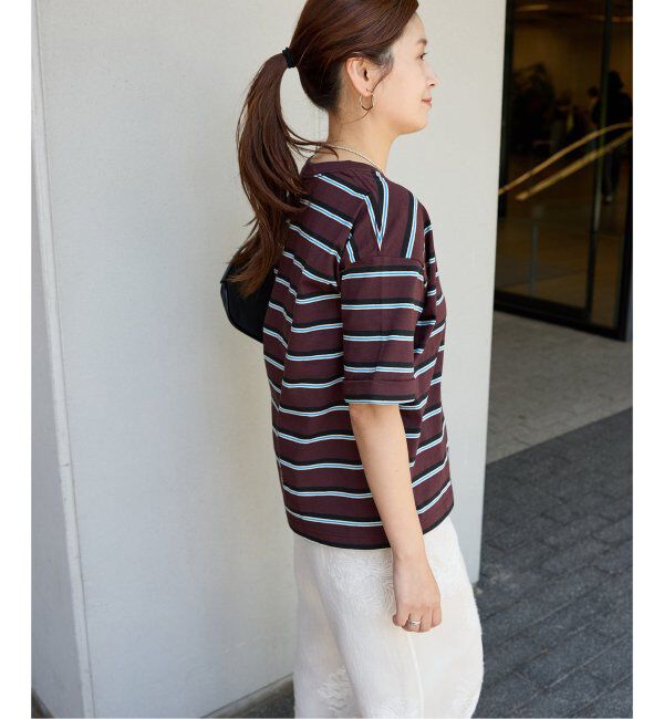 JOURNAL STANDARD「《追加4》汗ジミ防止ボーダービッグT」|Tシャツ・カットソー|