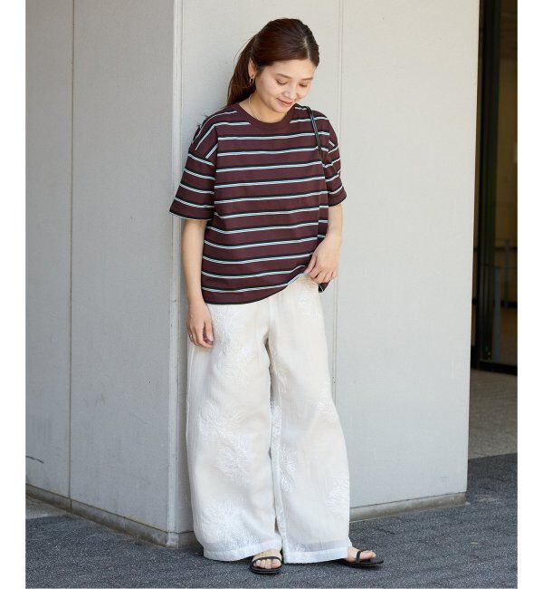 JOURNAL STANDARD「《追加4》汗ジミ防止ボーダービッグT」|Tシャツ・カットソー|