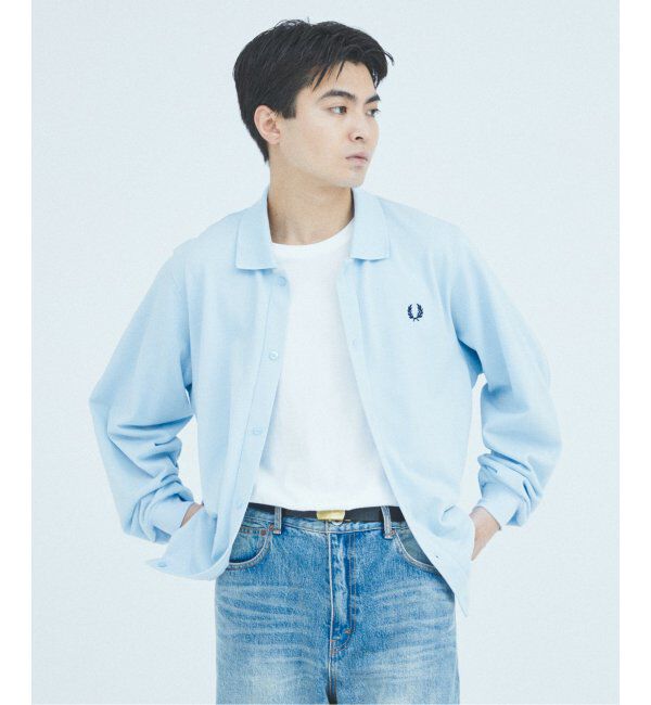 JOURNAL STANDARD「FRED PERRY / フレッドペリー 別注  フル ボタン ピケ ポロシャツ」|シャツ・ブラウス|
