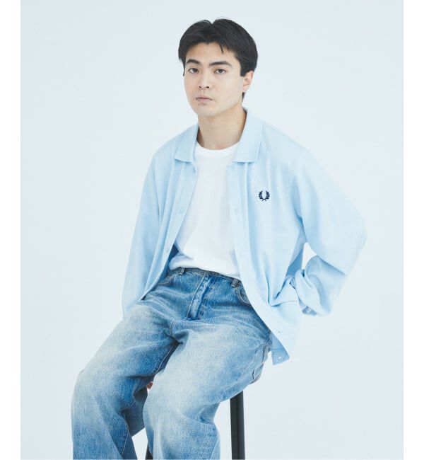 JOURNAL STANDARD「FRED PERRY / フレッドペリー 別注  フル ボタン ピケ ポロシャツ」|シャツ・ブラウス|