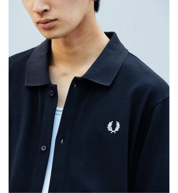 JOURNAL STANDARD「FRED PERRY / フレッドペリー 別注  フル ボタン ピケ ポロシャツ」|シャツ・ブラウス|