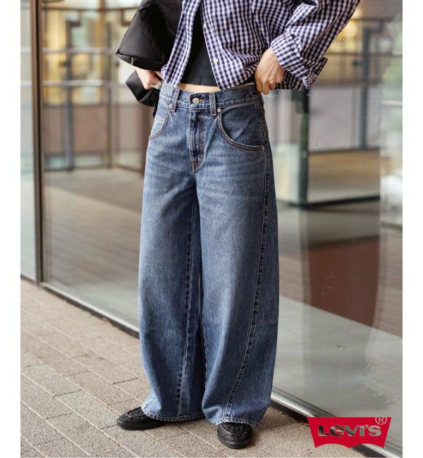JOURNAL STANDARD「別注【LEVI&rsquo;S(R)/リーバイス(R)】for JS SUPER BAGGY BARREL FULL」|デニム|ブルー A
