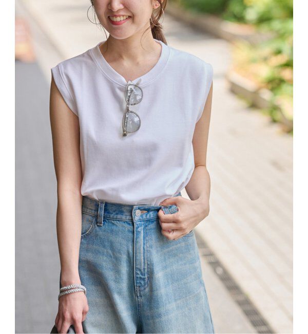 JOURNAL STANDARD relume「《WEB限定追加》TCダンボールノースリーブ」|Tシャツ・カットソー|ホワイト