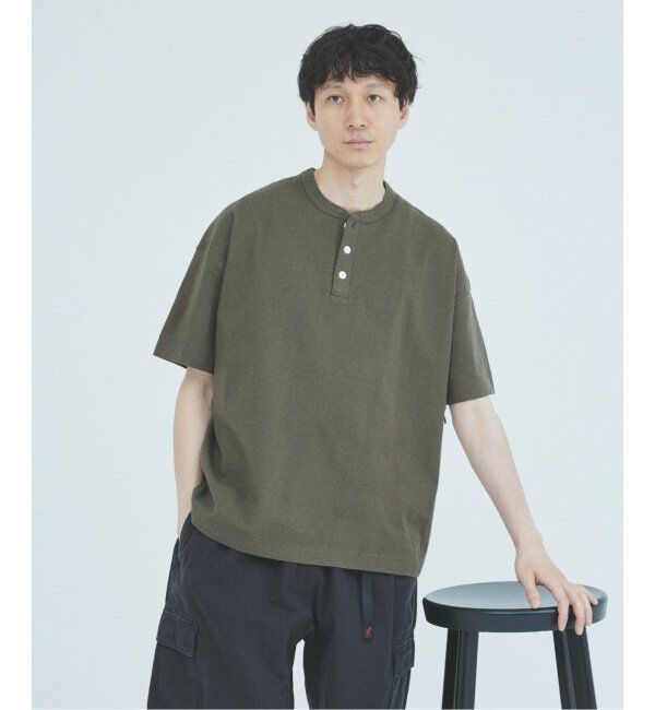 JOURNAL STANDARD「Healthknit / ヘルスニット 別注 ヘンリー ネック Tシャツ」|Tシャツ・カットソー|
