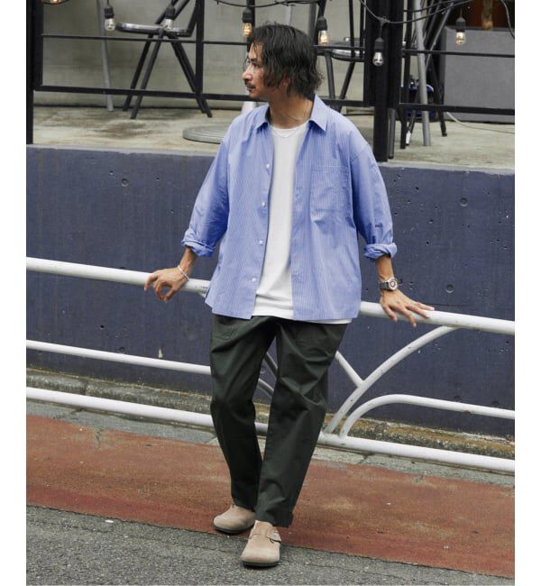 JOURNAL STANDARD relume「JAMES FABRIC / ジェームスファブリック ブルーハケメ ライトウェイトシャツ」|シャツ・ブラウス|