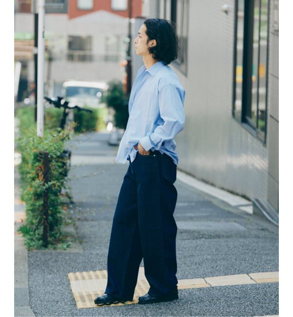 JOURNAL STANDARD relume「JAMES FABRIC / ジェームスファブリック ブルーハケメ ライトウェイトシャツ」|シャツ・ブラウス|