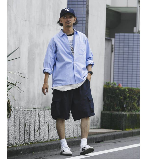 JOURNAL STANDARD relume「JAMES FABRIC / ジェームスファブリック ブルーハケメ ライトウェイトシャツ」|シャツ・ブラウス|