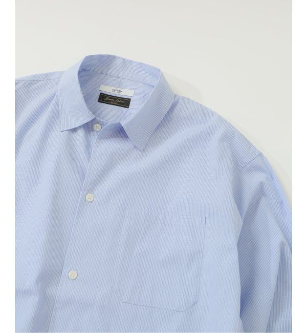 JOURNAL STANDARD relume「JAMES FABRIC / ジェームスファブリック ブルーハケメ ライトウェイトシャツ」|シャツ・ブラウス|